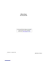Preview for 1 page of Acer G310 - Altos - 512 MB RAM Service Manual