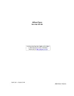 Preview for 1 page of Acer G310 Altos Service Manual