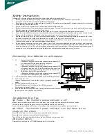 Acer GD235HZ Quick Setup Manual предпросмотр