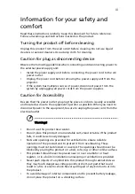 Preview for 3 page of Acer GD711 User Manual