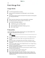 Preview for 8 page of Acer H110P Series User Manual