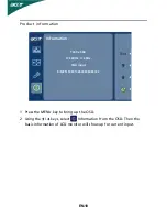 Предварительный просмотр 19 страницы Acer H193WV User Manual