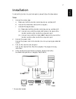 Предварительный просмотр 19 страницы Acer H225HQL User Manual