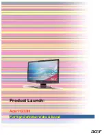 Acer H233H Brochure & Specs preview