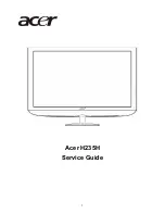 Acer H235H Service Manual предпросмотр