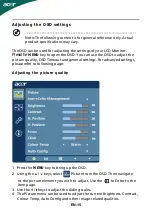 Предварительный просмотр 16 страницы Acer H274HLBMD Manual