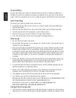 Предварительный просмотр 4 страницы Acer H277H User Manual