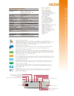 Preview for 2 page of Acer H5350 Series Specifications