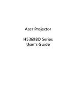 Preview for 1 page of Acer H5360BD Series User Manual