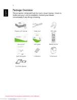 Preview for 12 page of Acer H6500/E-140/HE-802 Series User Manual