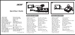 Preview for 1 page of Acer H6510BD Quick Start Manual