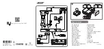 Предварительный просмотр 2 страницы Acer H6510BD Quick Start Manual