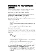 Preview for 3 page of Acer H6510BD User Manual