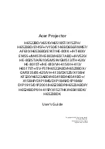 Предварительный просмотр 1 страницы Acer H6536BD User Manual