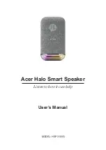 Preview for 1 page of Acer Halo HSP3100G User Manual