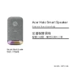 Preview for 1 page of Acer Halo Smart Speaker Quick Start Manual