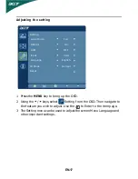 Предварительный просмотр 18 страницы Acer HN274H User Manual