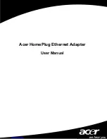 Acer HOMEPLUG User Manual preview