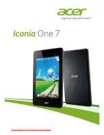 Preview for 1 page of Acer Iconia B1 User Manual