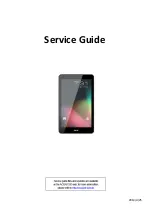 Preview for 1 page of Acer Iconia One 8 Service Manual