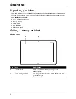 Preview for 6 page of Acer ICONIA Tab A200 16GB User Manual