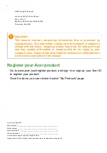 Preview for 2 page of Acer ICONIA Tab M10 User Manual