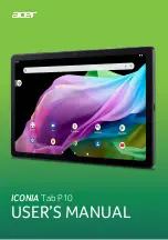 Preview for 1 page of Acer ICONIA Tab P10 User Manual