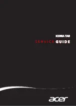 Предварительный просмотр 1 страницы Acer Iconia Tab Service Manual