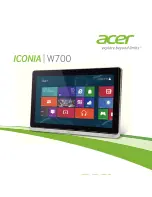 Preview for 3 page of Acer Iconia W700 User Manual