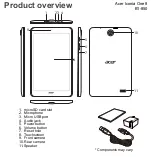 Предварительный просмотр 2 страницы Acer IconiaOne 8 B1-850 Product And Safety Information