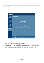 Предварительный просмотр 25 страницы Acer K222HQLBID User Manual