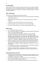 Предварительный просмотр 4 страницы Acer K242HL User Manual