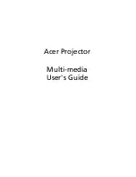 Предварительный просмотр 1 страницы Acer K330 Multimedia User Manual