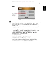 Preview for 37 page of Acer K731 Series User Manual