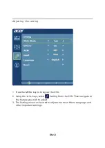 Предварительный просмотр 24 страницы Acer KA240HQ User Manual