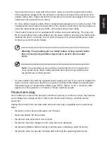 Предварительный просмотр 5 страницы Acer KG272 KG272S User Manual