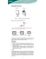 Предварительный просмотр 5 страницы Acer LCD Monitor 48cm(19") TFT Color Owner'S Manual