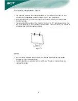 Предварительный просмотр 7 страницы Acer LCD Monitor 51cm(20") TFT Color Owner'S Manual