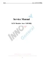 Acer LCD-X193HQ Service Manual preview