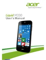 Acer liquid M330 User Manual preview