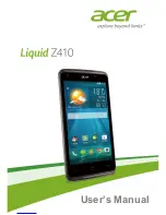 Acer Liquid Z410 User Manual preview