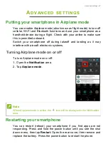 Предварительный просмотр 47 страницы Acer liquid User Manual