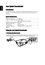 Preview for 42 page of Acer LK-W300 Series User Manual