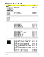 Preview for 167 page of Acer LX.PGU02.064 - Aspire 5732Z-4855 - P T4300 Service Manual