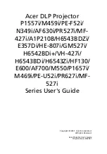 Preview for 1 page of Acer M459i Series User Manual