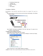 Предварительный просмотр 6 страницы Acer MP-120 1GB User Manual