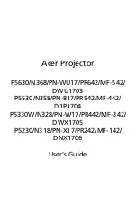 Preview for 1 page of Acer N368 User Manual