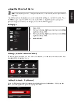 Предварительный просмотр 19 страницы Acer Nitro VG270Sbmiipx User Manual