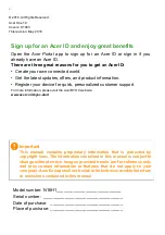 Preview for 2 page of Acer One 10 N16H1 User Manual