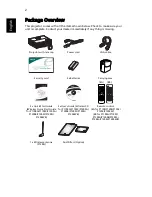 Preview for 12 page of Acer P1100 Series User Manual